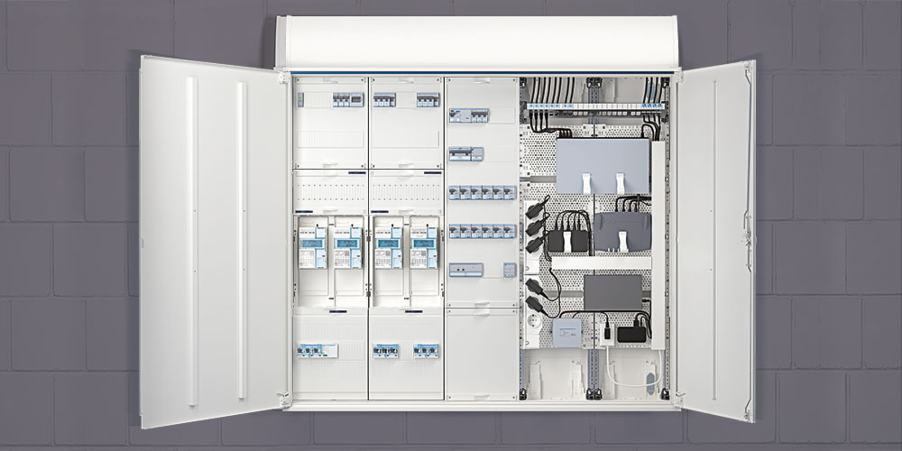 Technikzentrale bei Elektrotechnik Nill GmbH in Bodelshausen