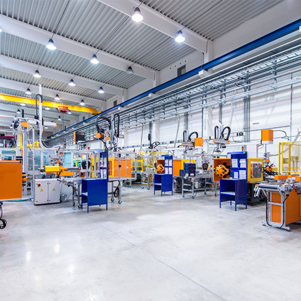 Industriebeleuchtung bei Elektrotechnik Nill GmbH in Bodelshausen